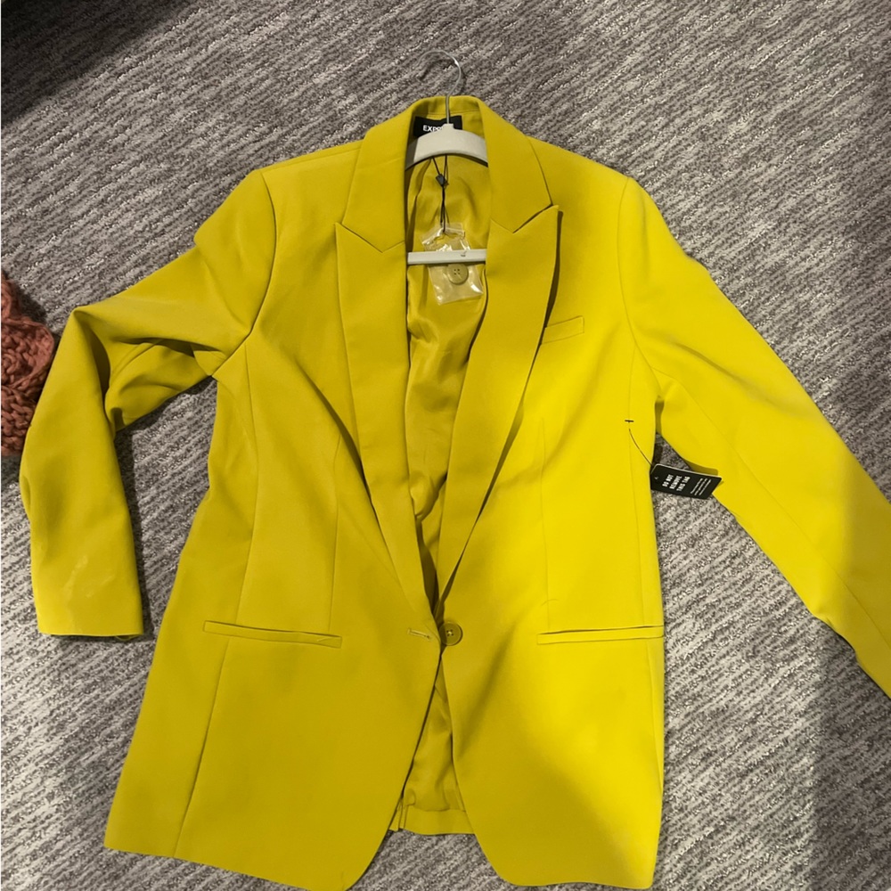 Express neon blazer